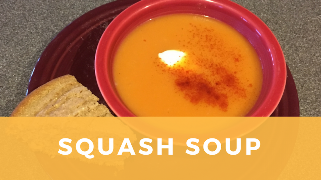 Vegan butternut squash soup