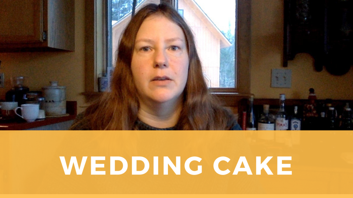 Vanilla Wedding Cake with Mocha Filling: Recreating a favorite from memory