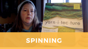 Screenshot of Sarah from video on learning to handspin