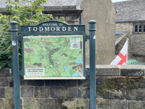 Todmorden Sign at Train Station